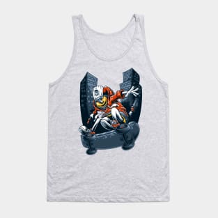 graffiti spray paint skateboard illustration Tank Top